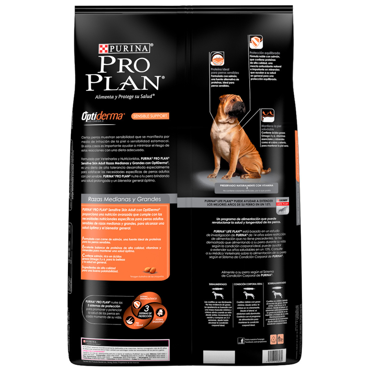 PROPLAN ADULTO DOG SENSITIVE SKIN 13 KGS.