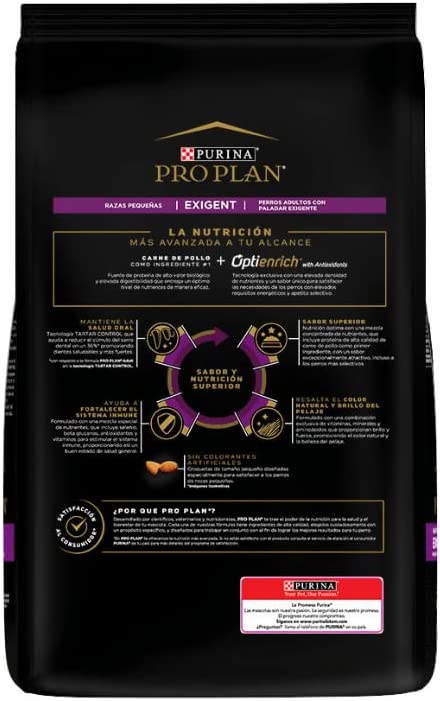 PROPLAN  ADULTO DOG SMALL BREED 1 KG.