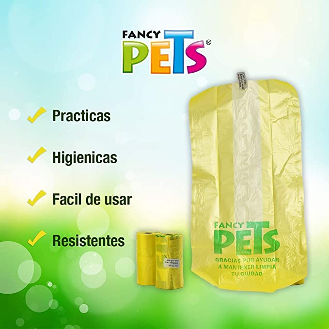 BOLSA PLASTICA PARA RECOGER DESECHOS 6 ROLLOS