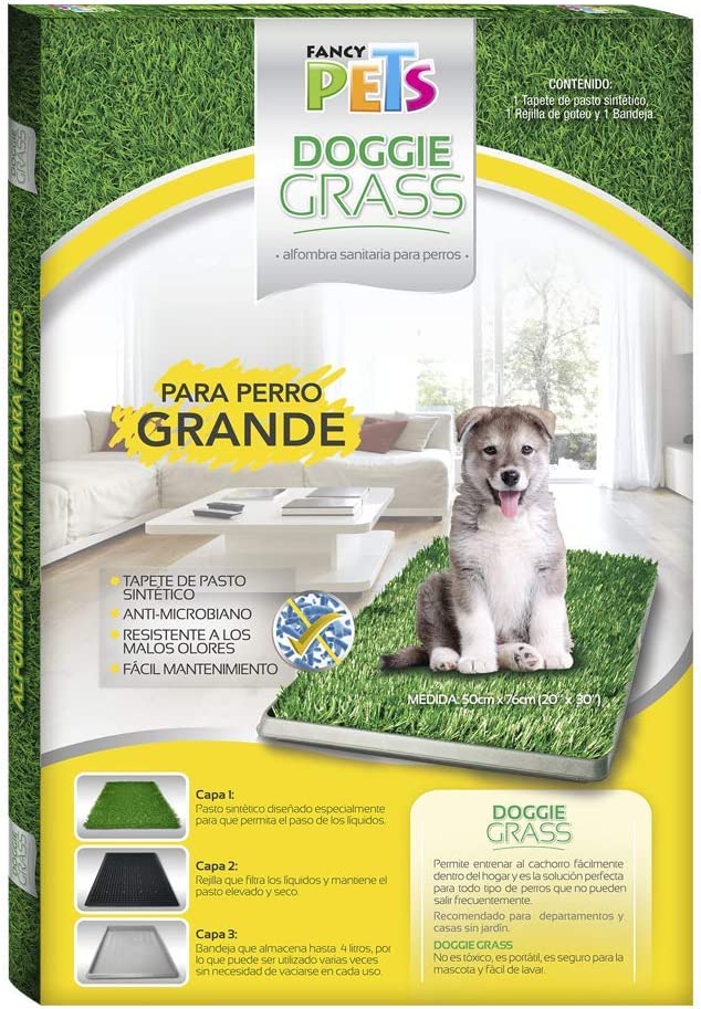 Fancy Pets Doggie Grass Grande de Entrenamiento para Perro 76 X 50 CM