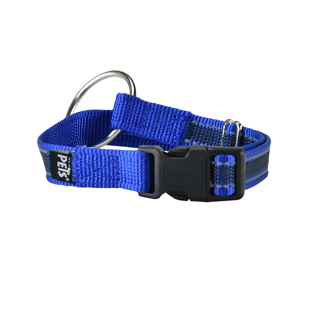 COLLAR C/ULTRA GRIP Y BANDAS REFLEJ. XCH. AZUL